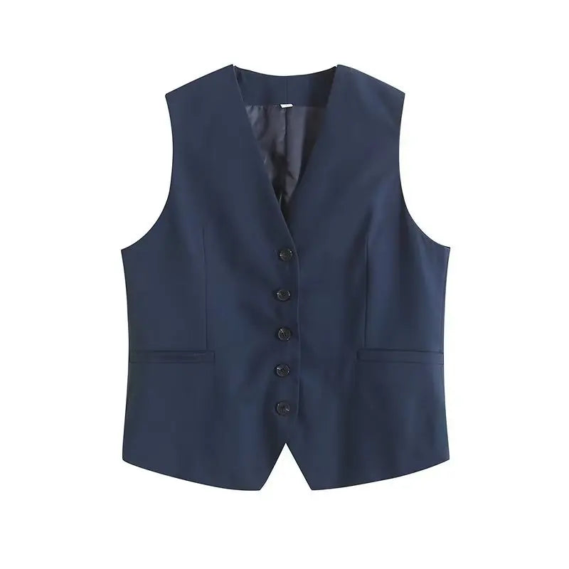 Ulvly Linen Vest &amp; Shorts Suit