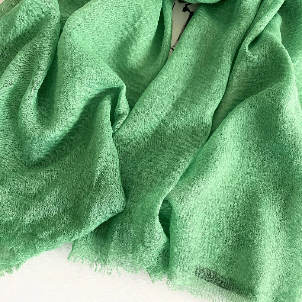 Ulvly Cotton-Linen Head Scarf