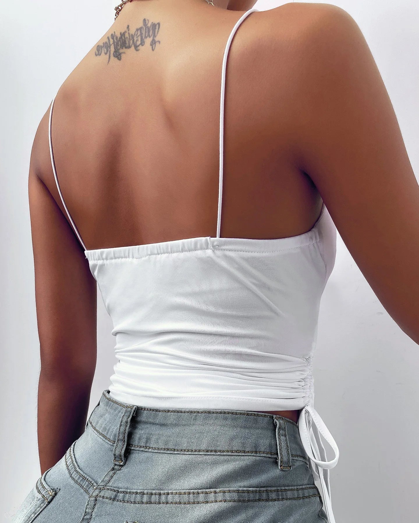 Ulvly V-Neck Drawstring Camisole