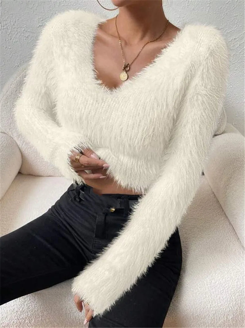 Ulvly V-Cut Slim Knit