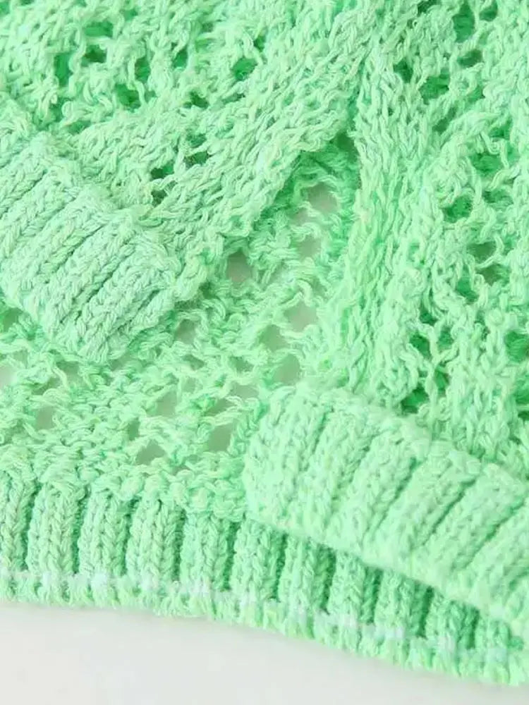 Ulvly Pointelle Polo Knit