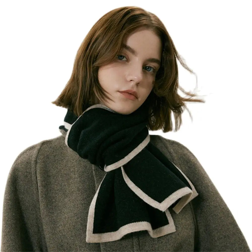 Ulvly Patchwork Knit Scarf
