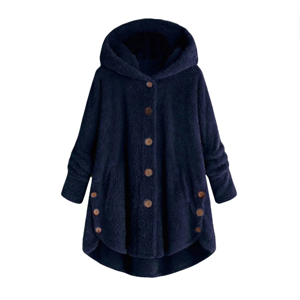 Ulvly Hooded Teddy Fleece Coat