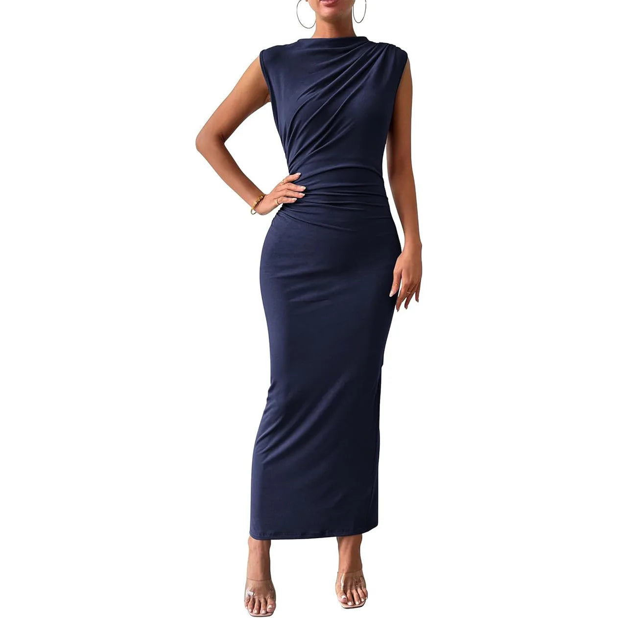Ulvly Sleeveless Camisole Maxi Dress