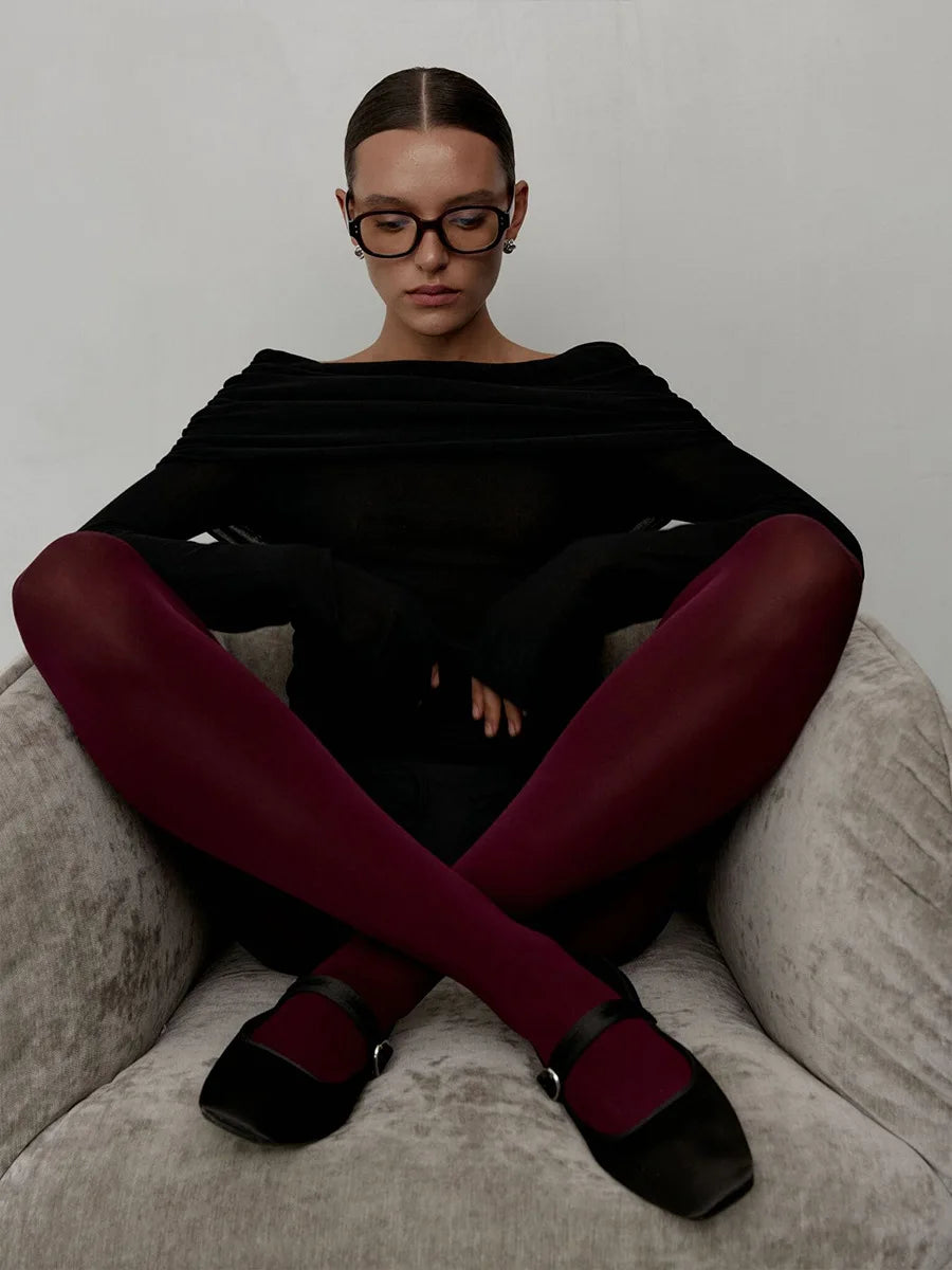 Ulvly One-Shoulder Knit Pullover