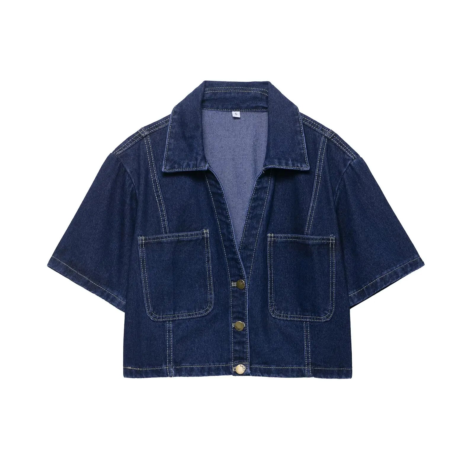 Ulvly Short-Sleeve Denim Jacket