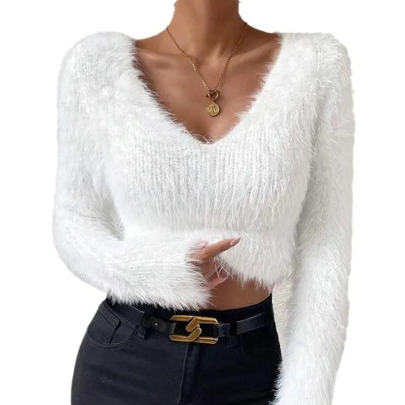 Ulvly V-Cut Slim Knit