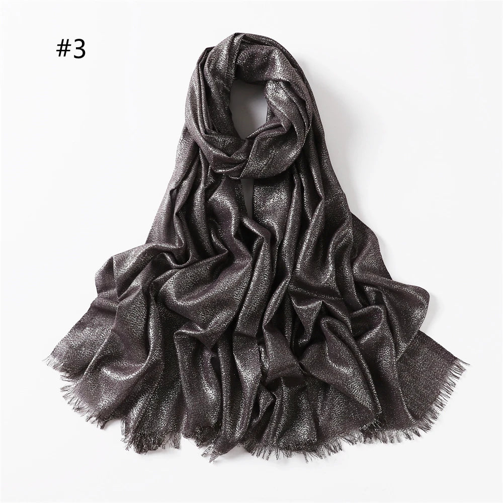 Ulvly Shimmer Fringe Shawl