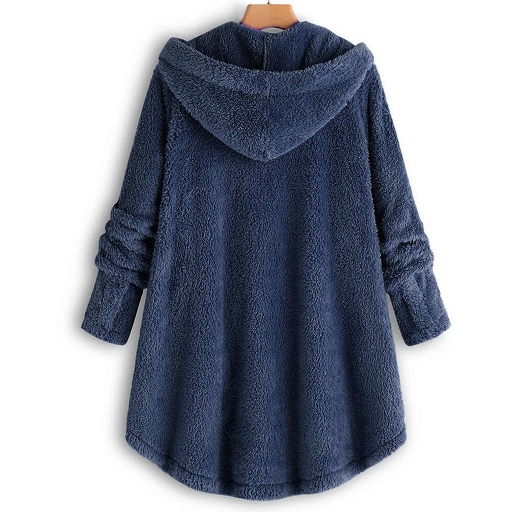 Ulvly Hooded Teddy Fleece Coat