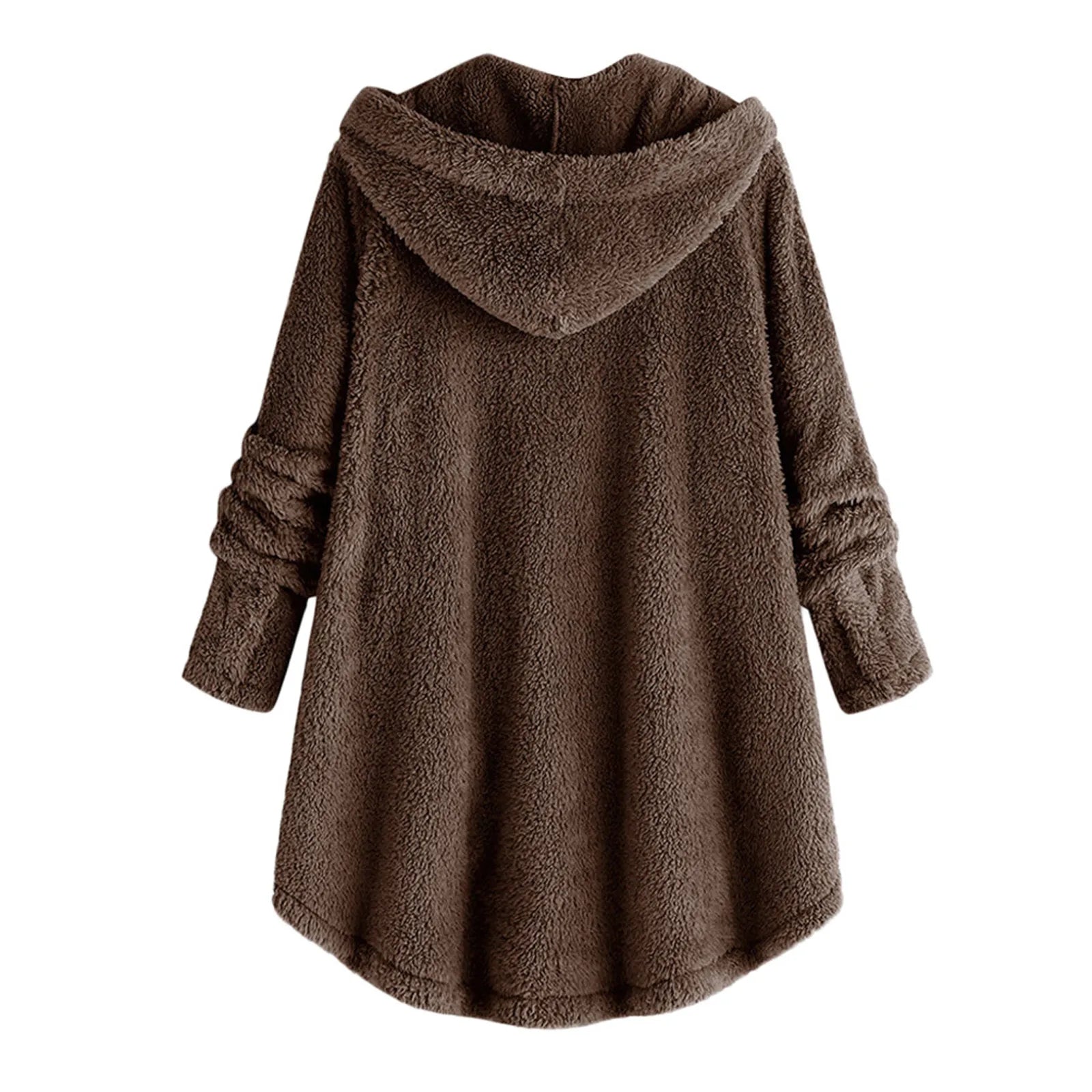 Ulvly Hooded Teddy Fleece Coat