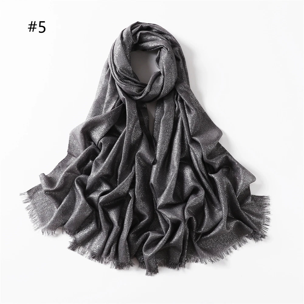 Ulvly Shimmer Fringe Shawl
