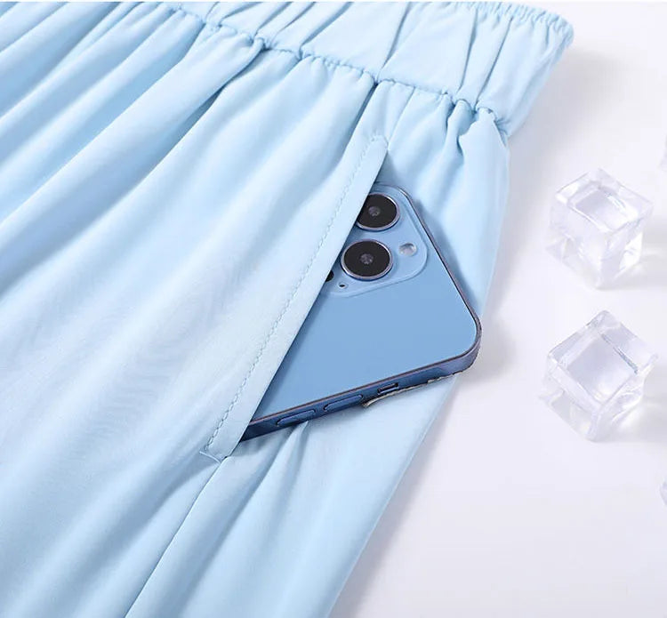 Ulvly IceSilk Split-Leg Trousers