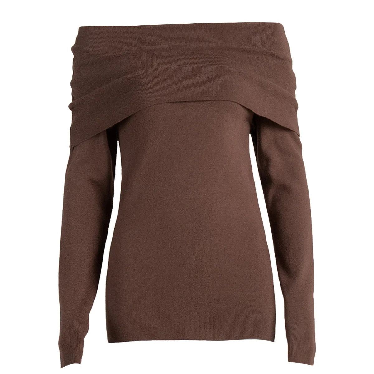 Ulvly One-Shoulder Knit Pullover