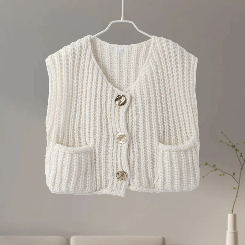 Ulvly Vintage Button Vest