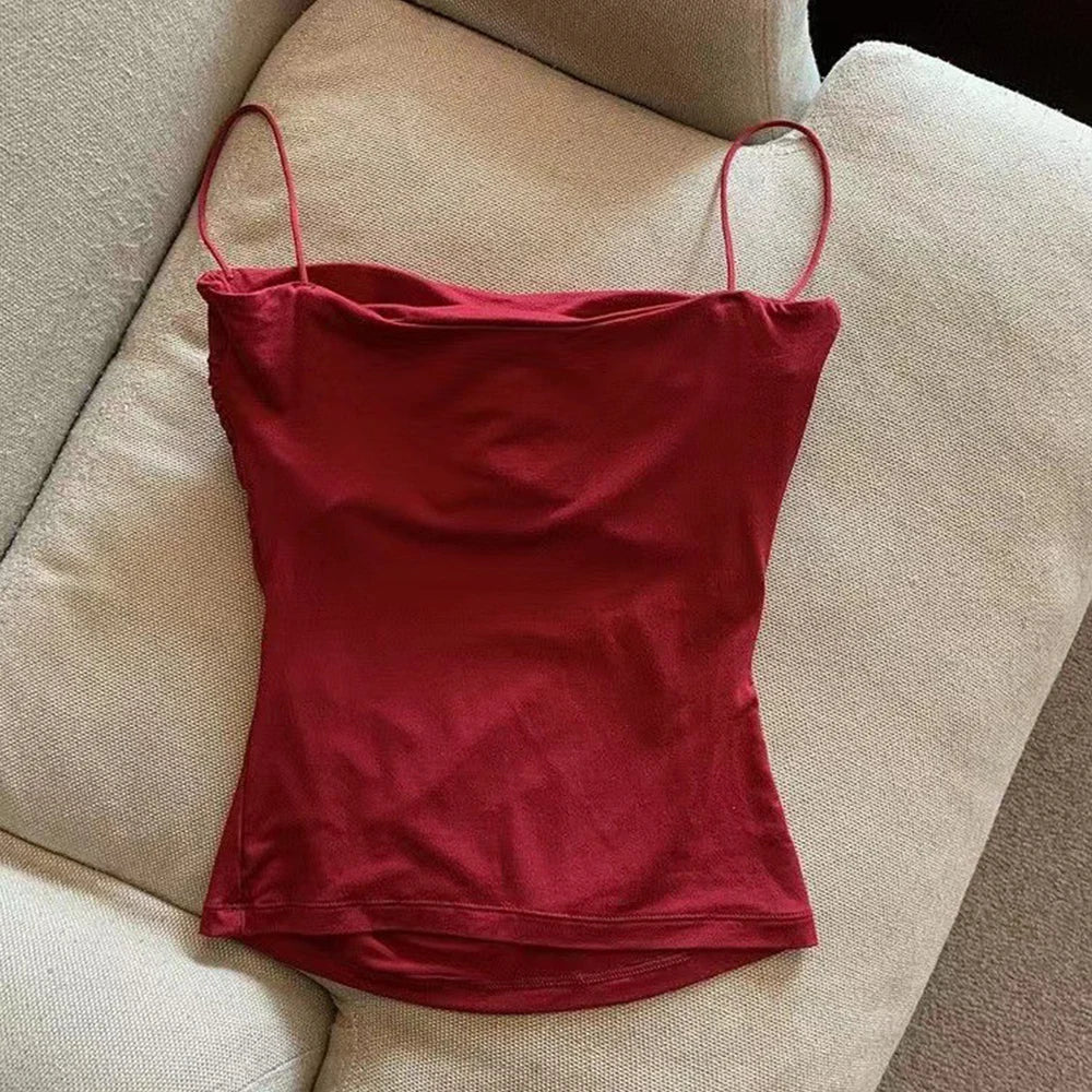 Ulvly Cropped Camisole with Built-In Bra