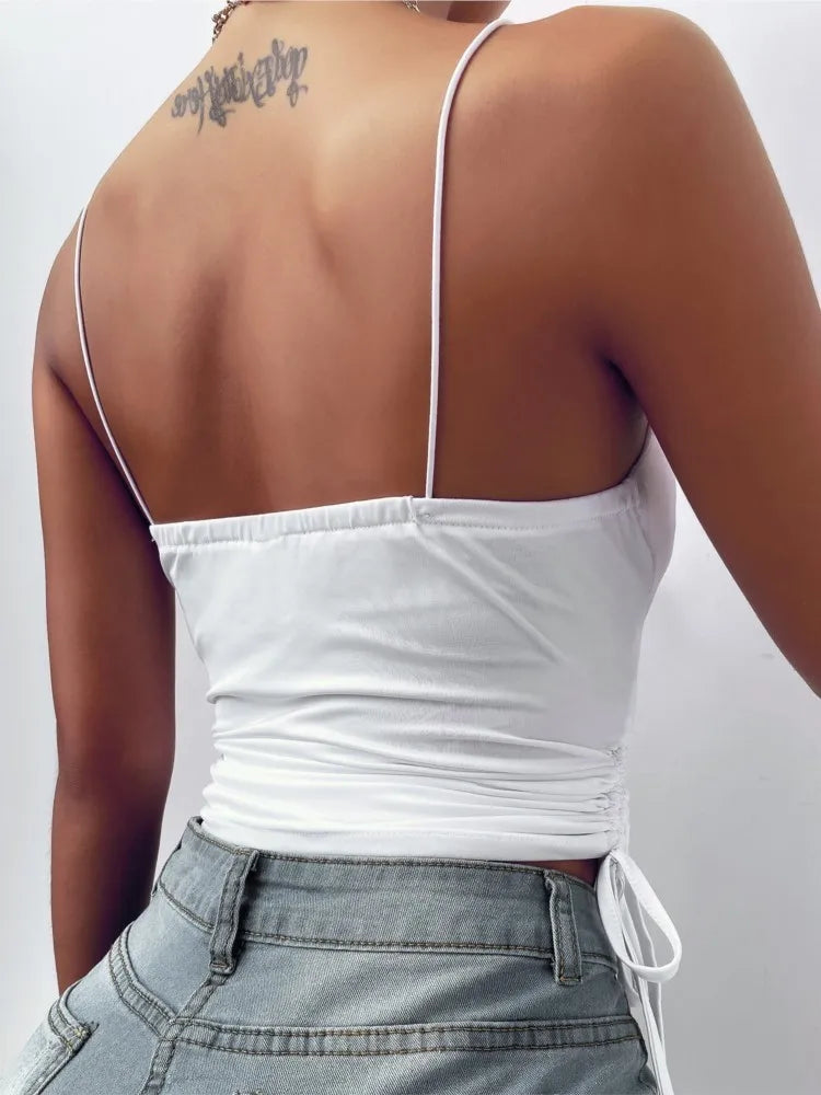 Ulvly V-Neck Drawstring Camisole