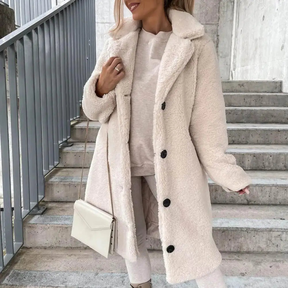 Ulvly Teddy Fleece Overcoat