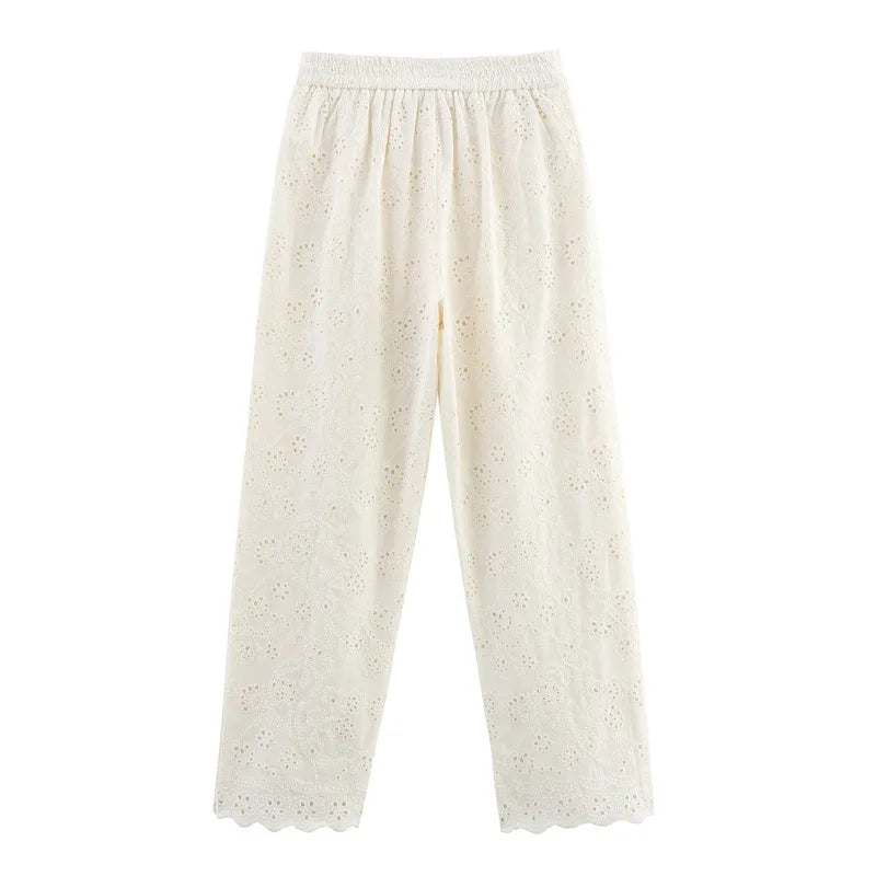 Ulvly Embroidered Shirt &amp; Trousers Set