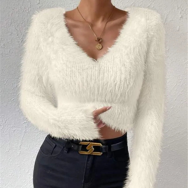 Ulvly V-Cut Slim Knit
