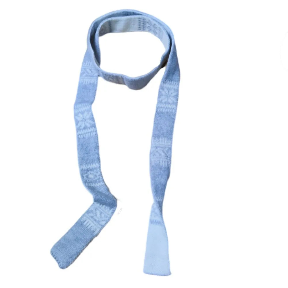 Ulvly Striped Plush Knit Scarf