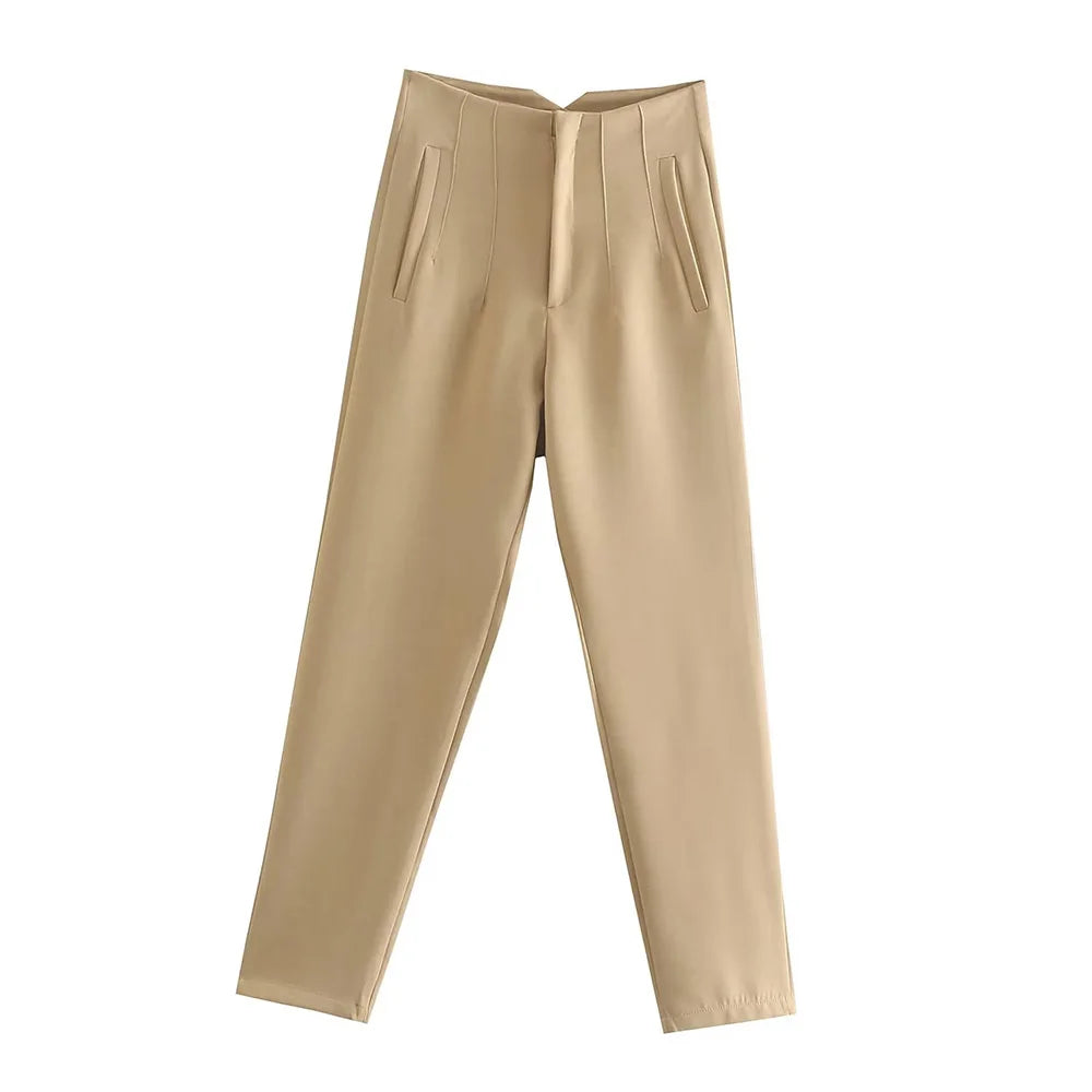 Ulvly High-Waist Ankle Trousers