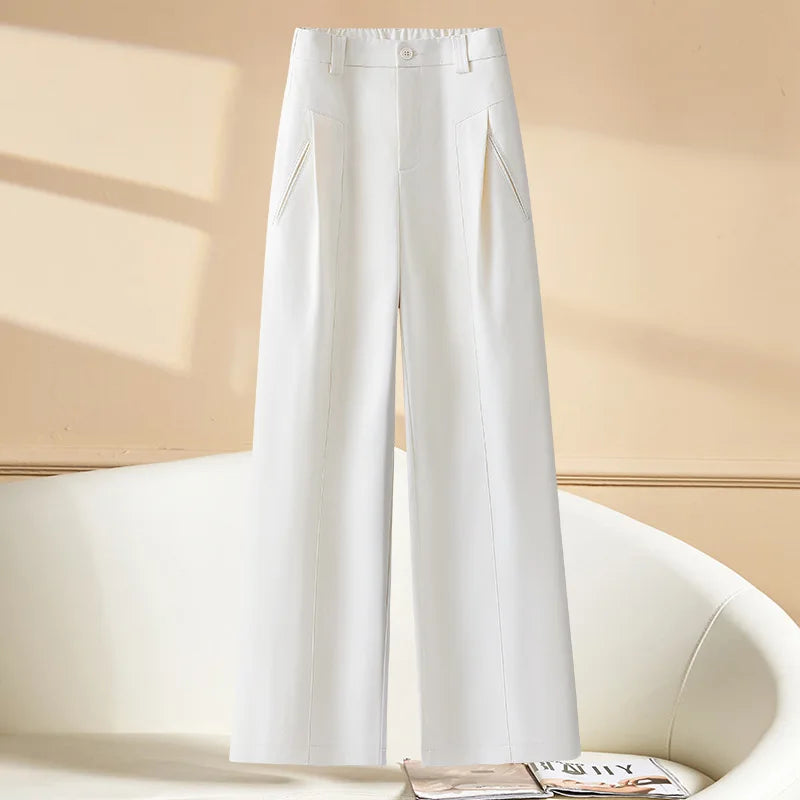 Ulvly Spliced Straight-Leg Trousers