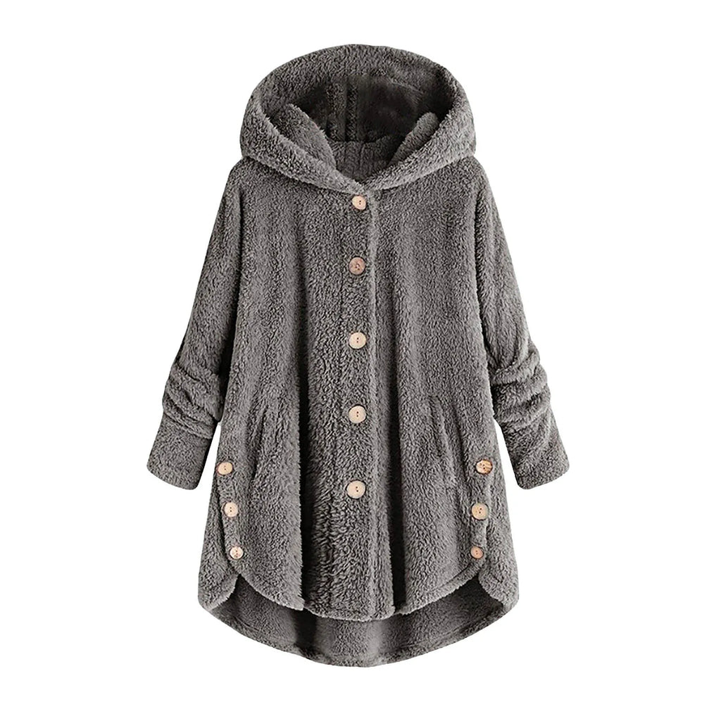 Ulvly Hooded Teddy Fleece Coat