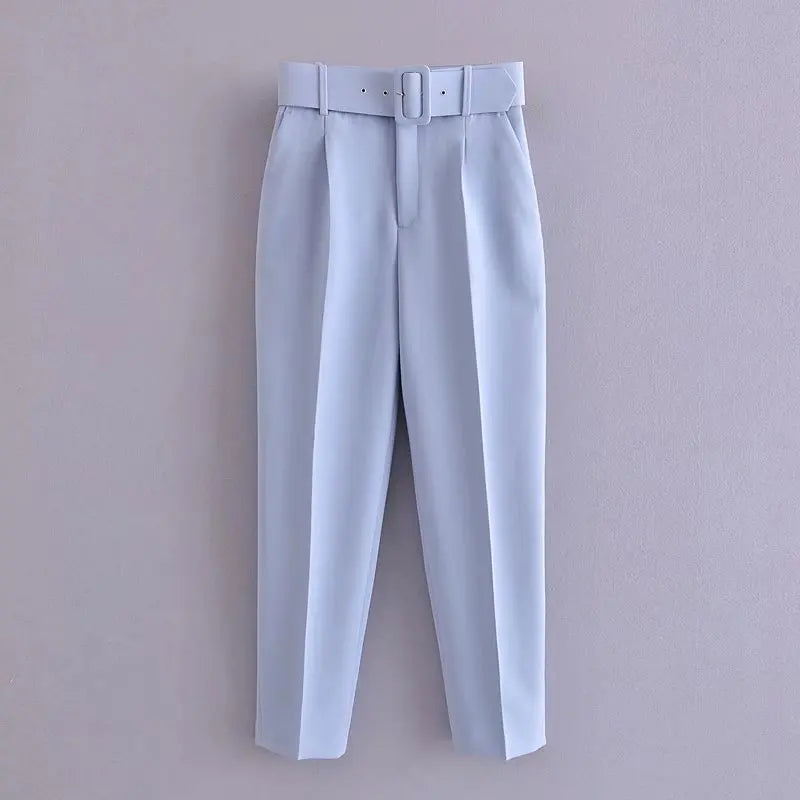 Ulvly Belted Ankle Trousers