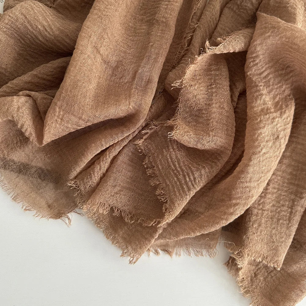 Ulvly Cotton-Linen Head Scarf