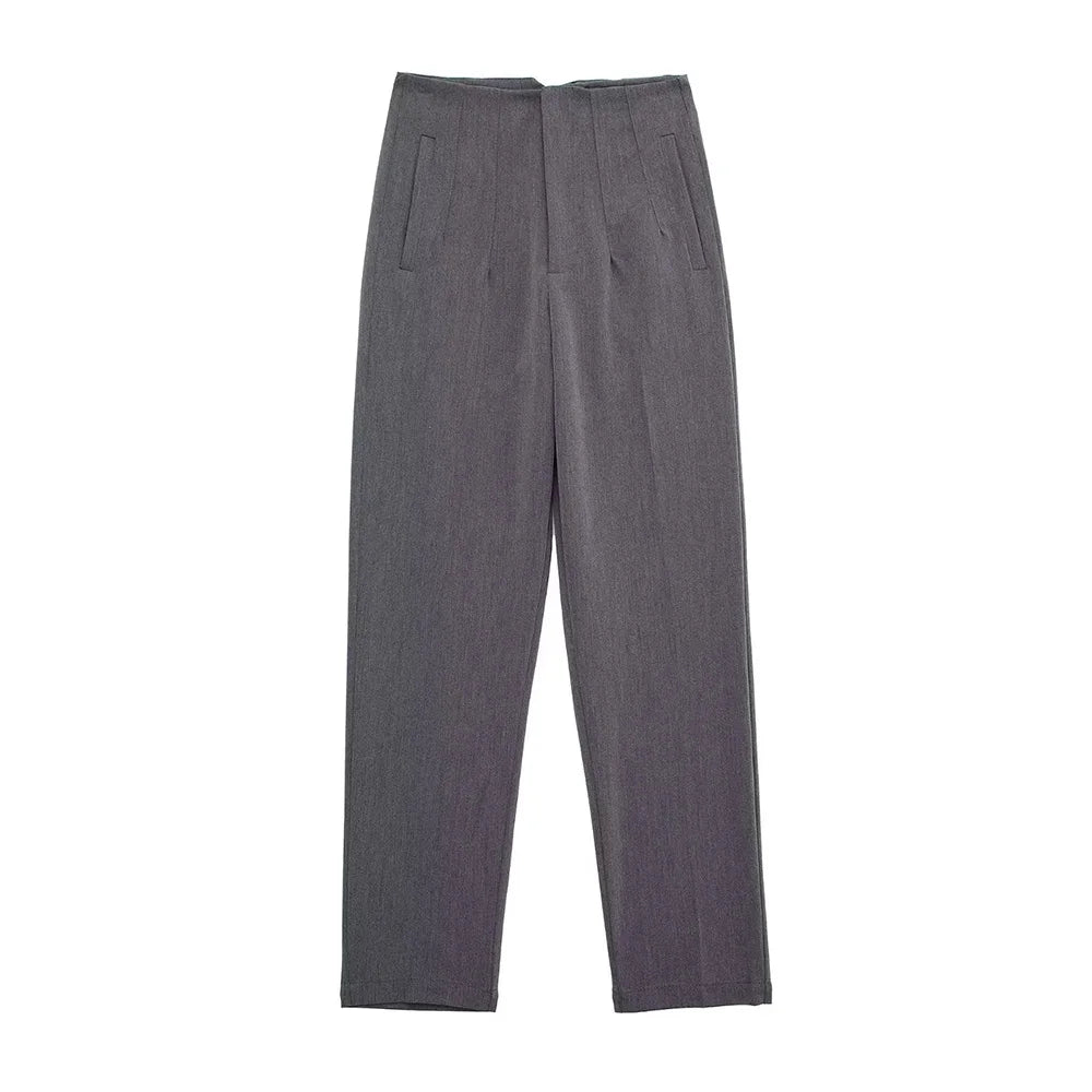 Ulvly High-Waist Ankle Trousers