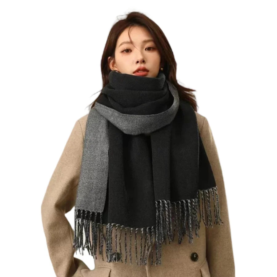 Ulvly Double-Sided Cashmere-Feel Scarf