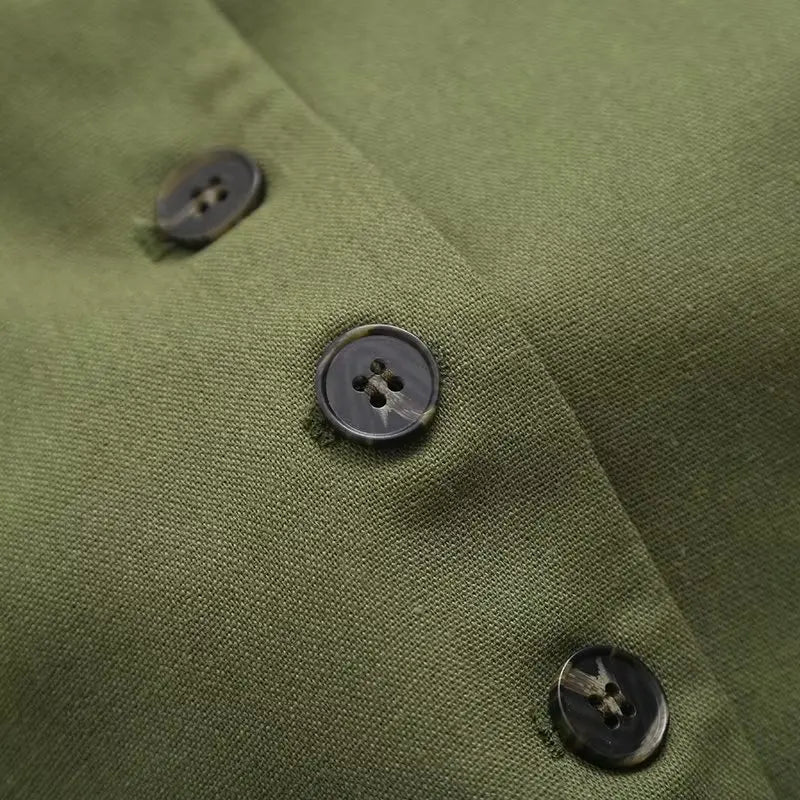 Ulvly Linen Vest &amp; Shorts Suit