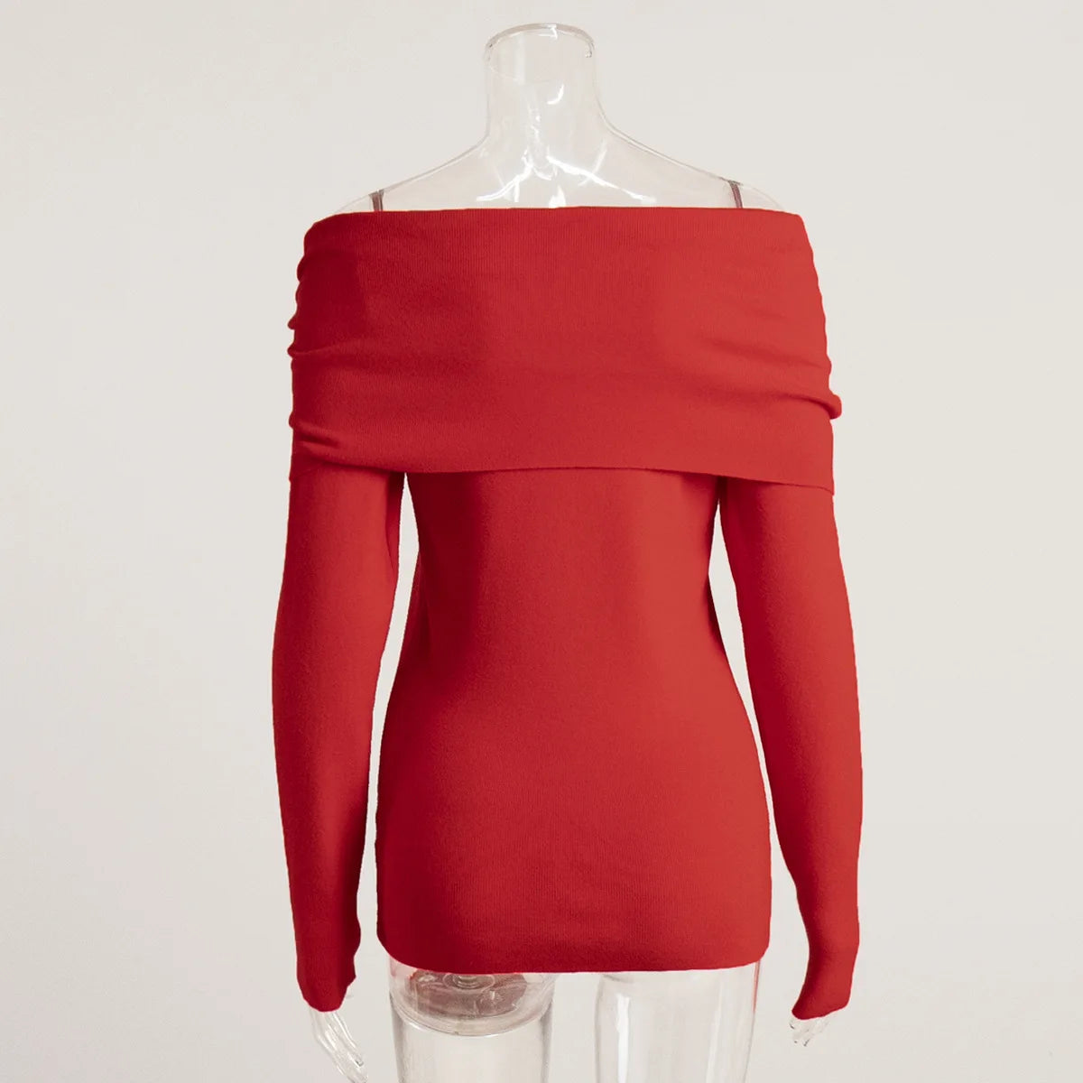Ulvly One-Shoulder Knit Pullover