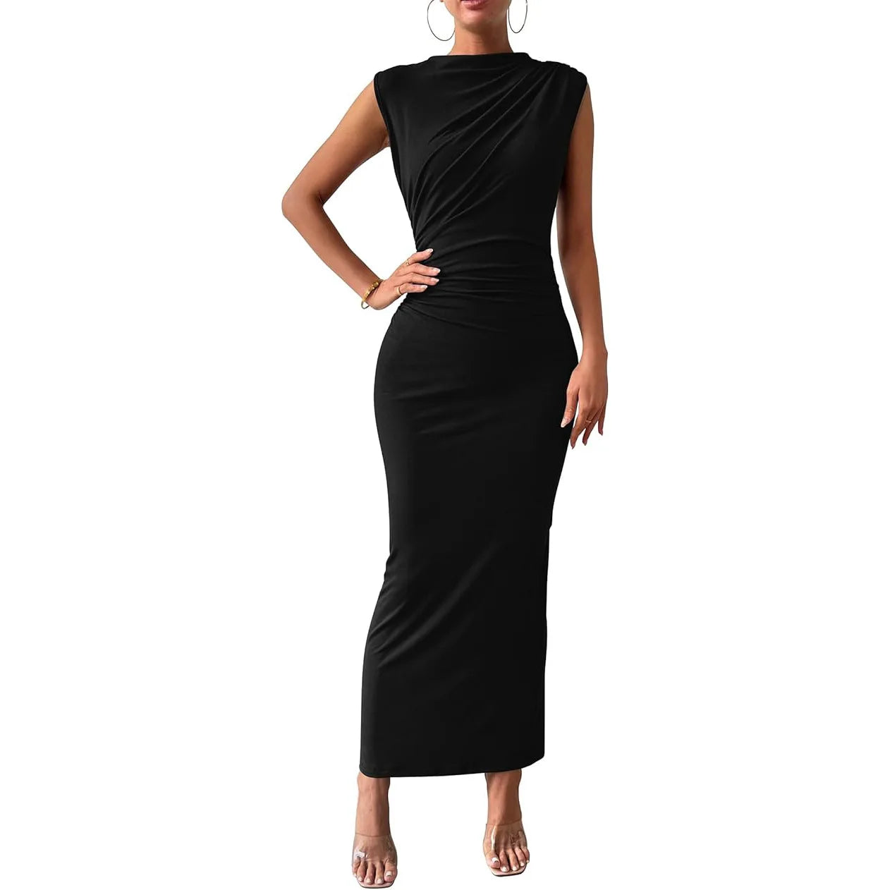 Ulvly Sleeveless Camisole Maxi Dress