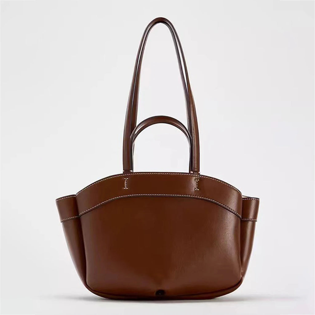 Ulvly Spliced Canvas Shoulder Bag