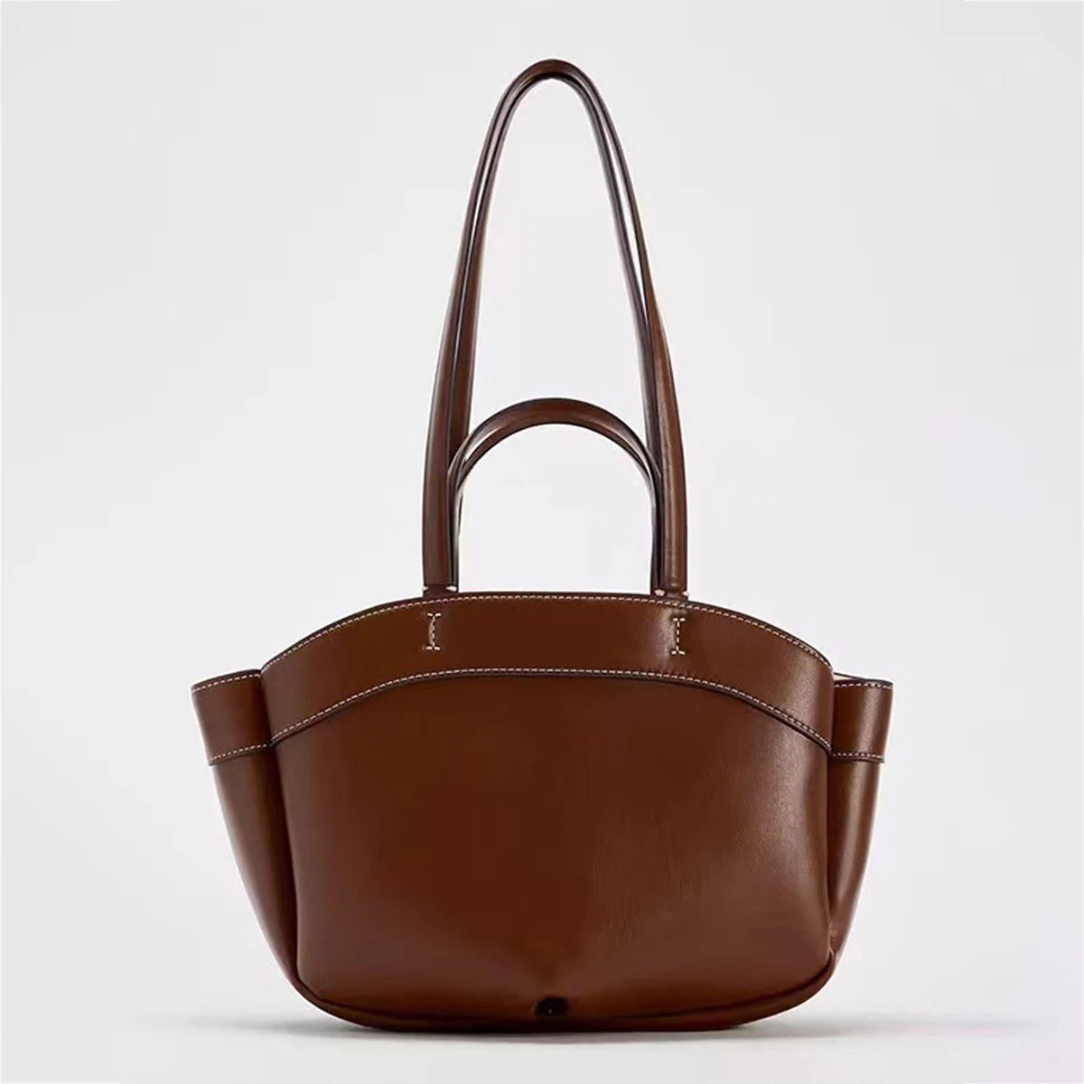 Ulvly Spliced Canvas Shoulder Bag