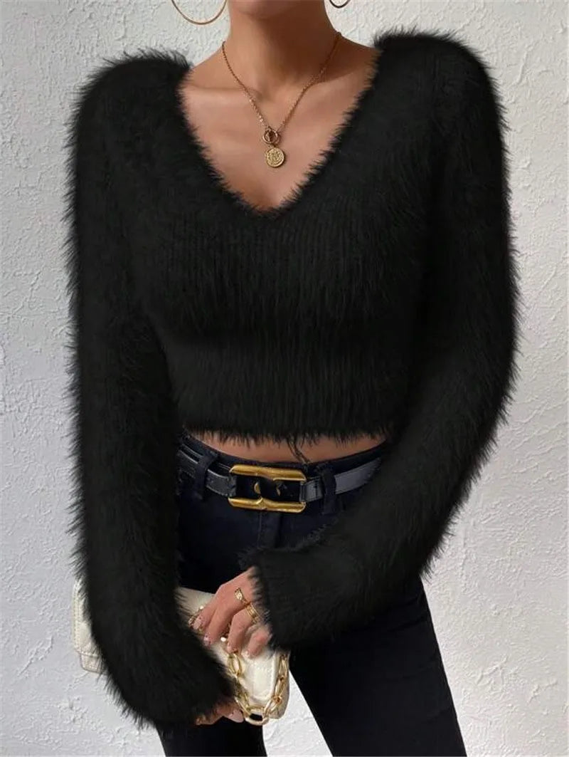 Ulvly V-Cut Slim Knit