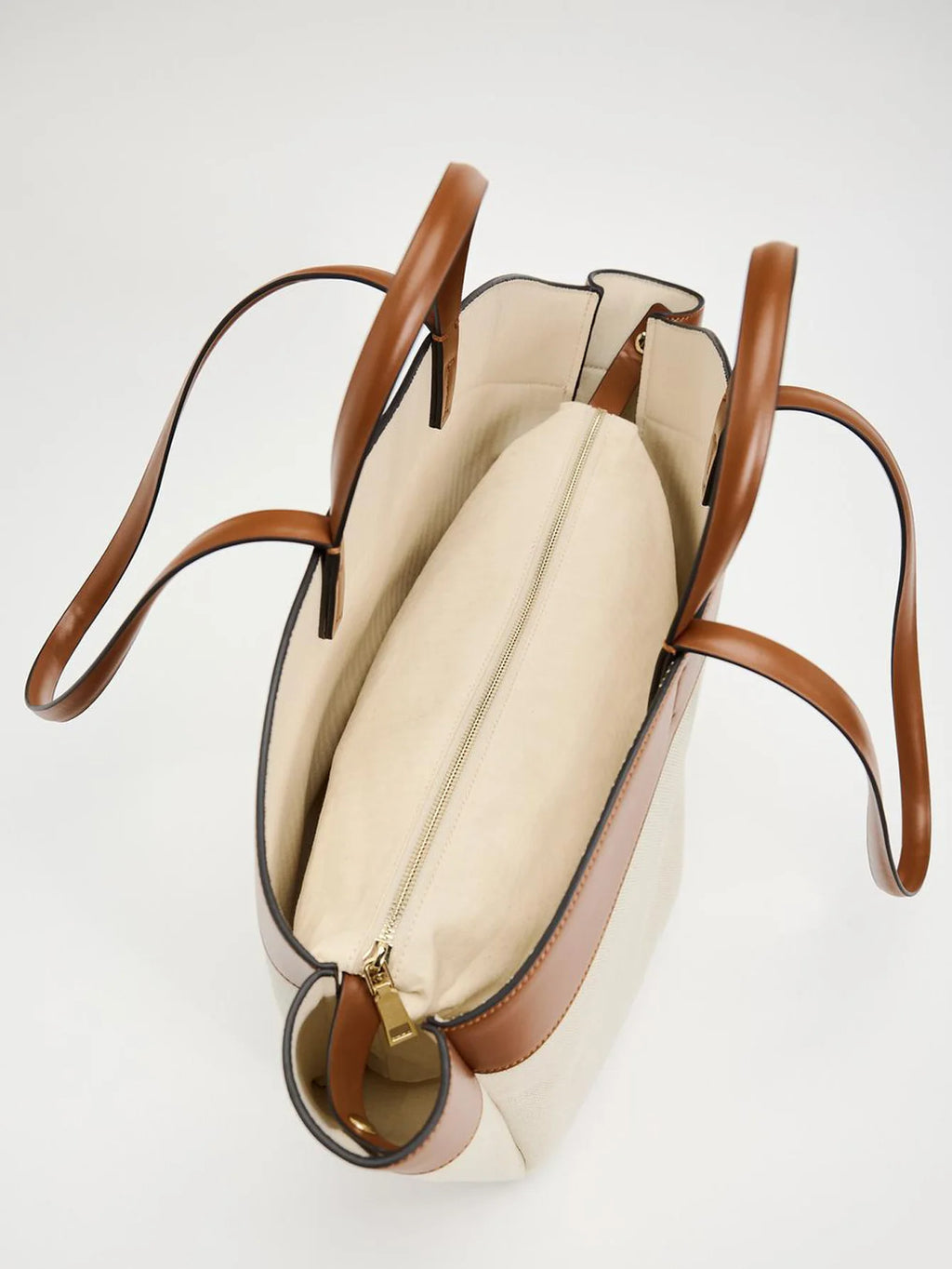 Ulvly Spliced Canvas Shoulder Bag