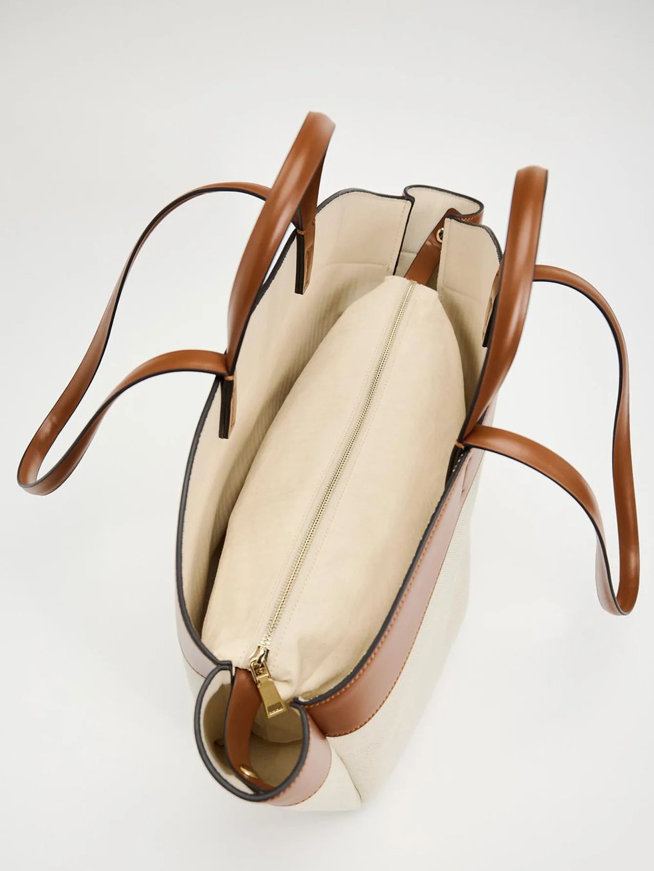 Ulvly Spliced Canvas Shoulder Bag