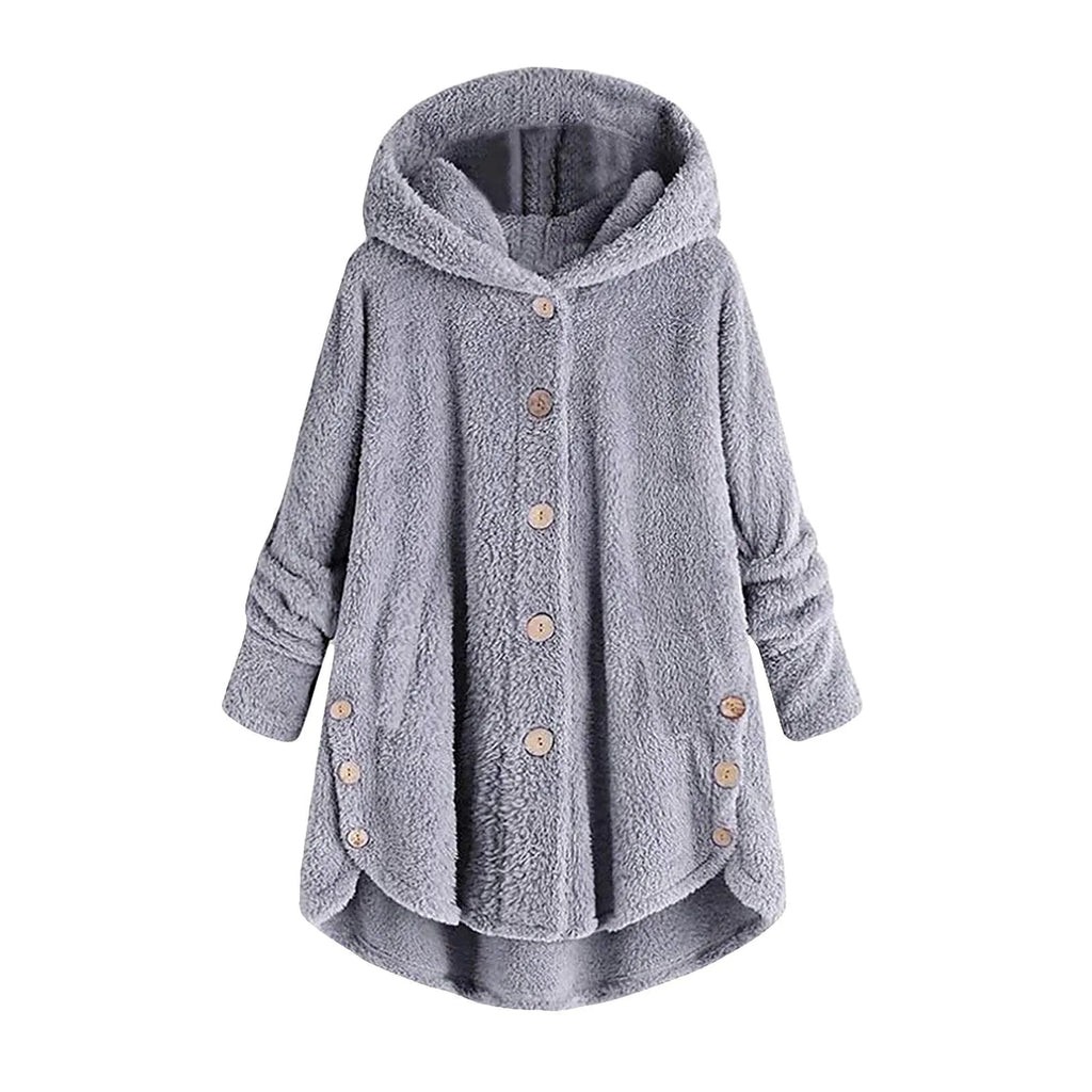Ulvly Hooded Teddy Fleece Coat