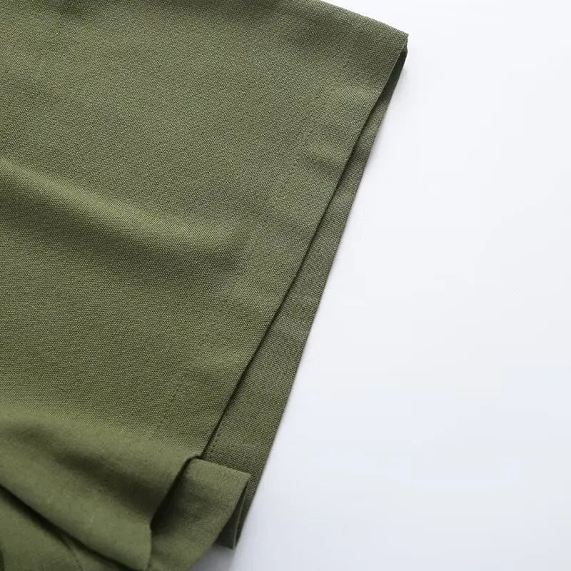 Ulvly Linen Vest &amp; Shorts Suit