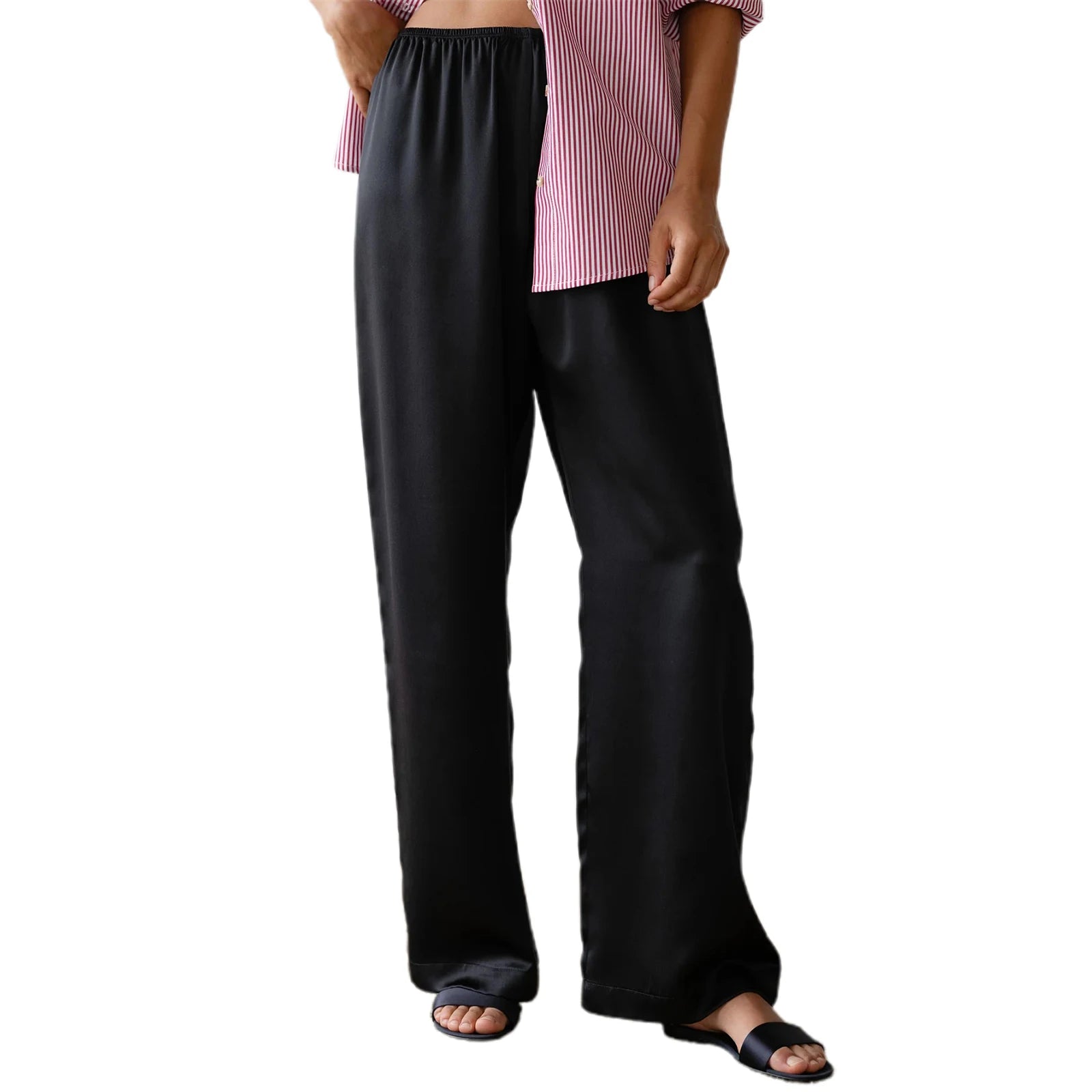 Ulvly Satin Wide-Leg Trousers