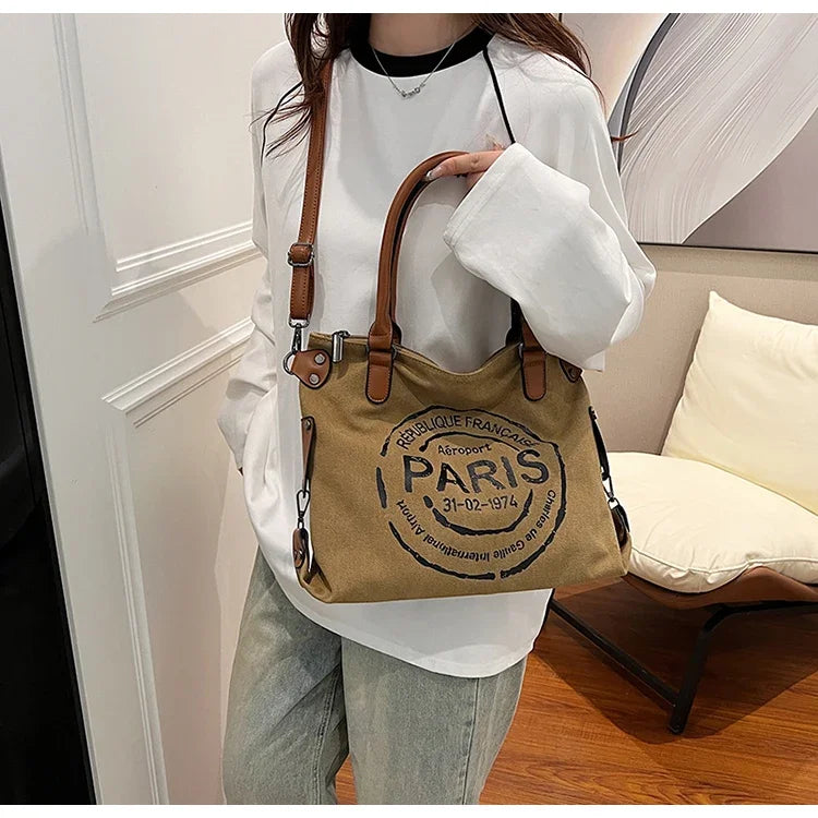 Ulvly Retro Canvas Bag