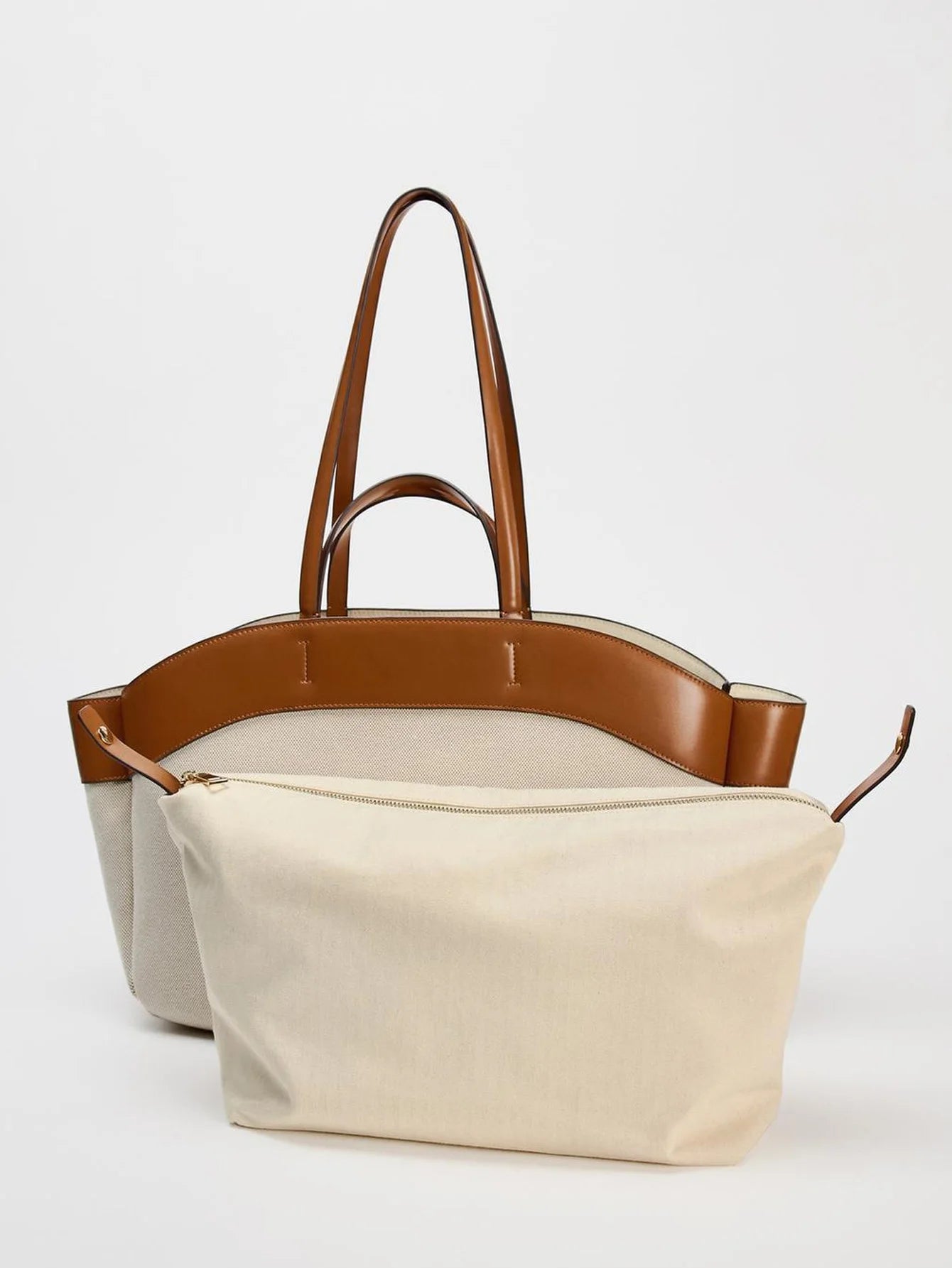 Ulvly Spliced Canvas Shoulder Bag