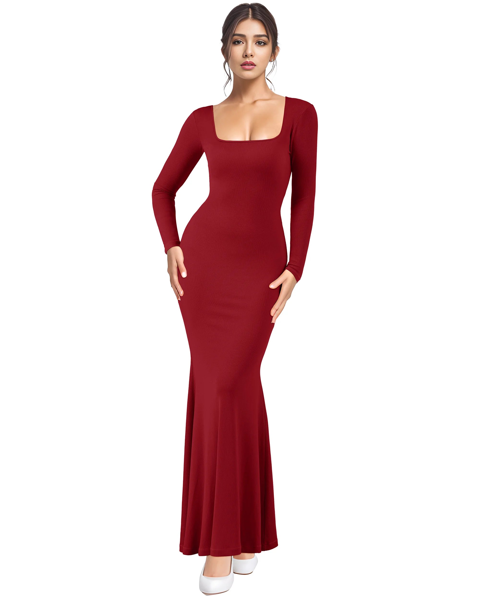 Ulvly Long Sleeve Bodycon Dress
