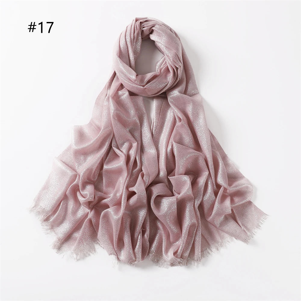 Ulvly Shimmer Fringe Shawl