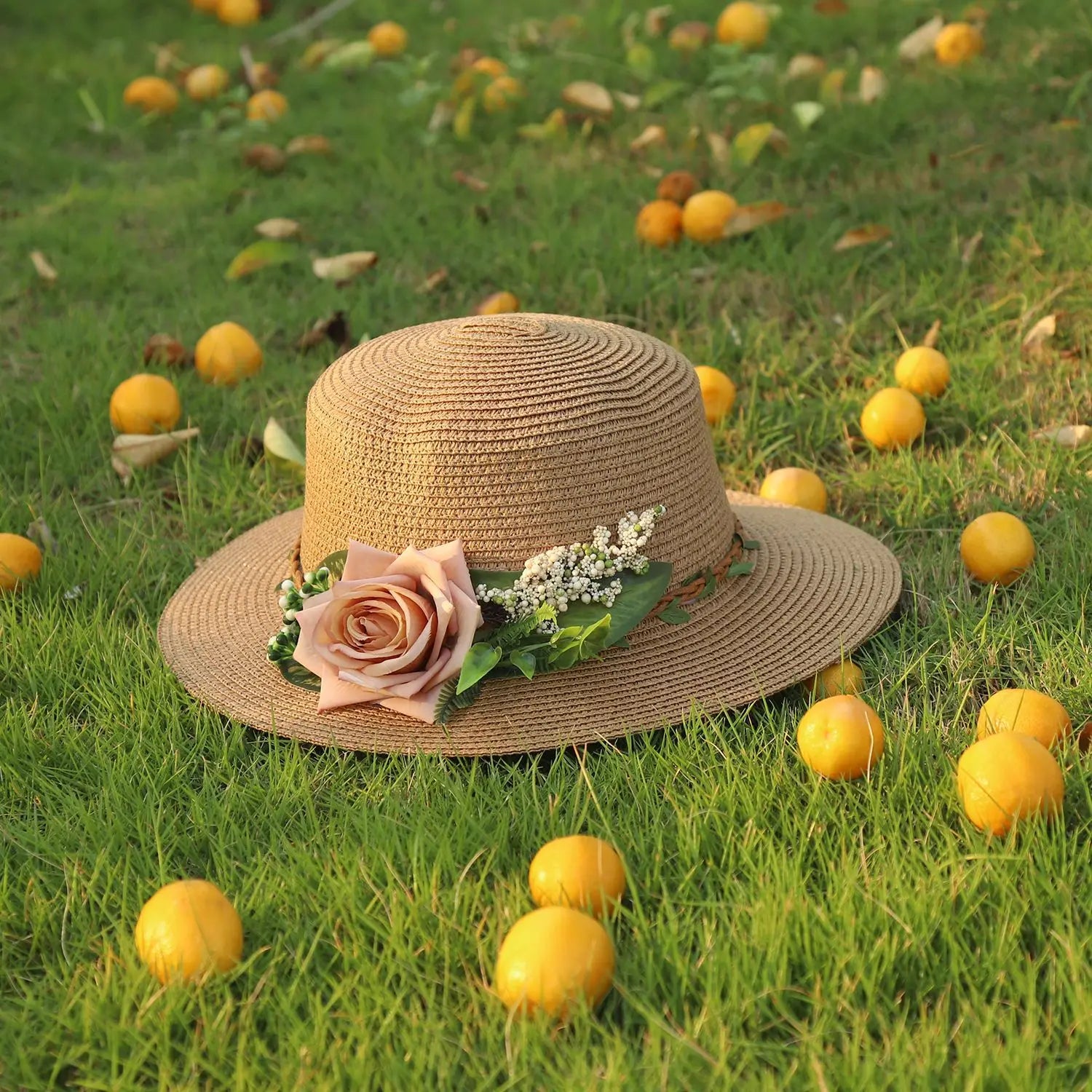 Ulvly Floral Beach Sun Hat