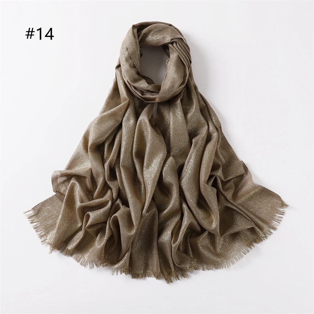 Ulvly Shimmer Fringe Shawl
