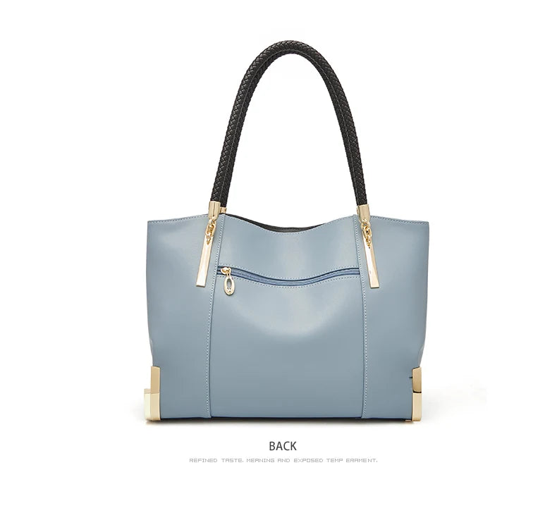 Ulvly Genuine Leather Winter Tote