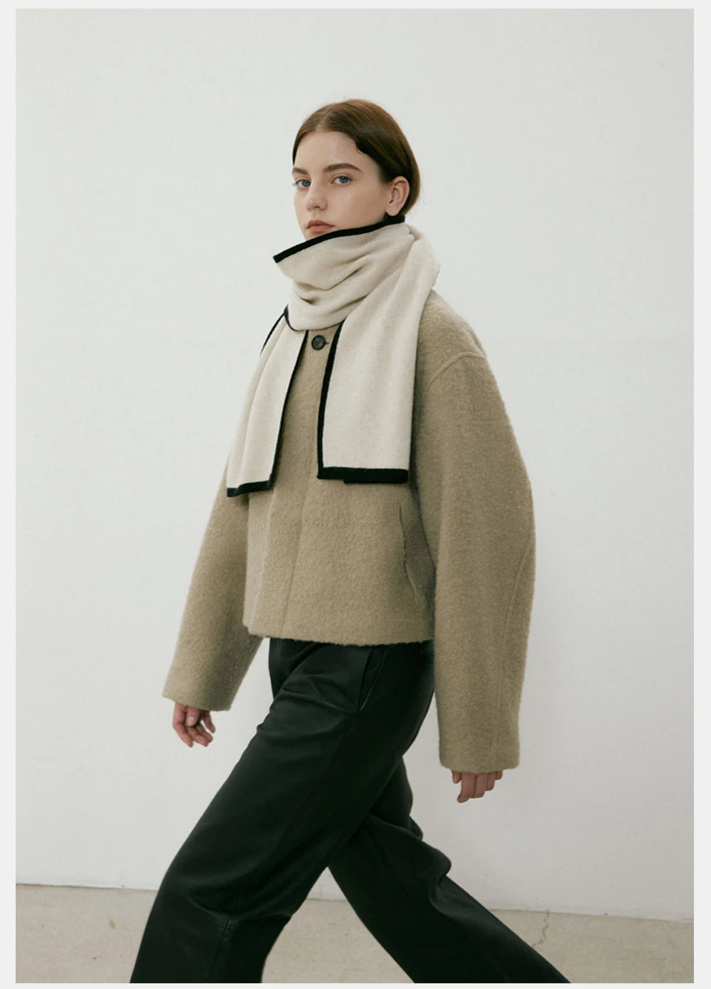 Ulvly Patchwork Knit Scarf